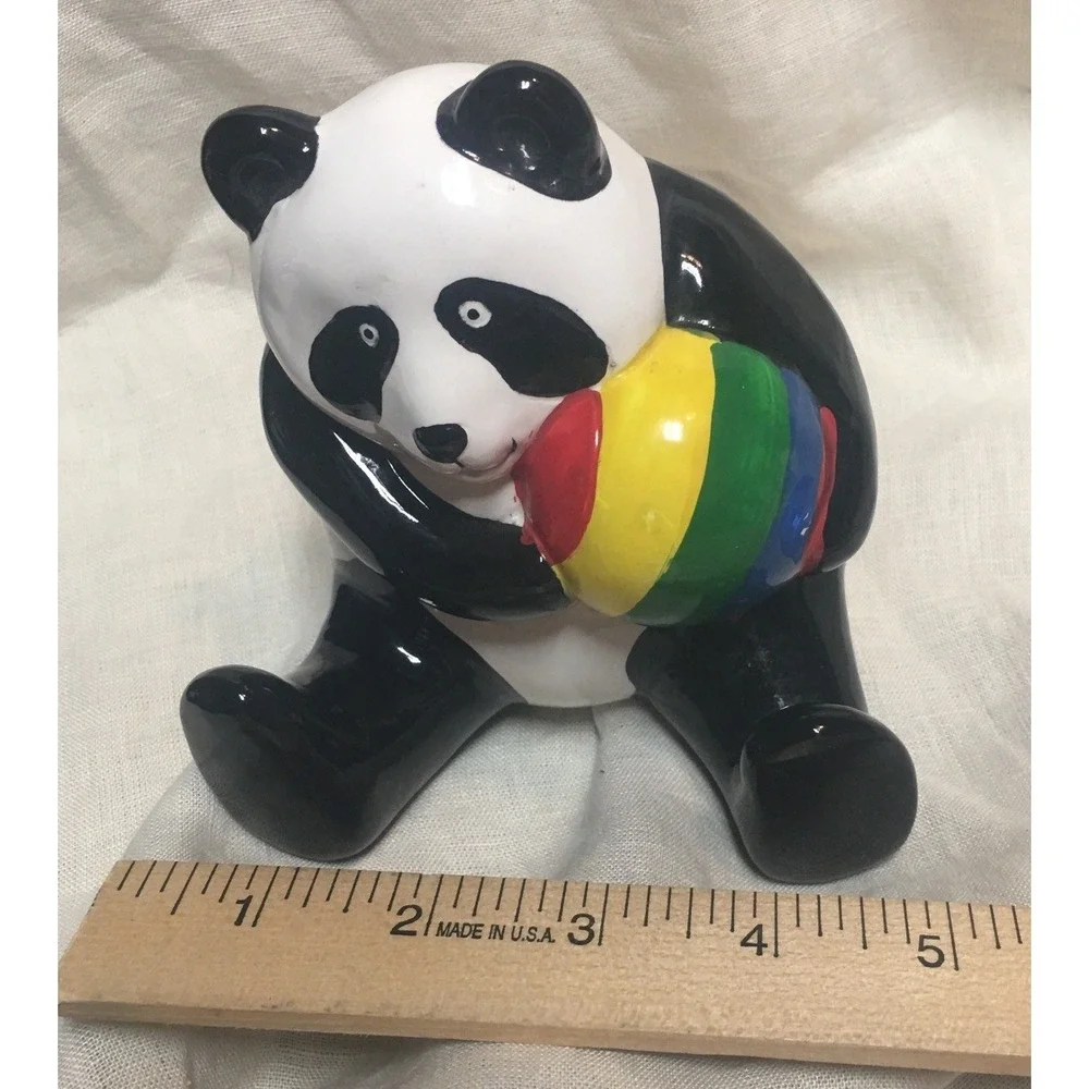 Vintage Omnibus‎ Kids Room Panda Wall Clothes Hanger Decor